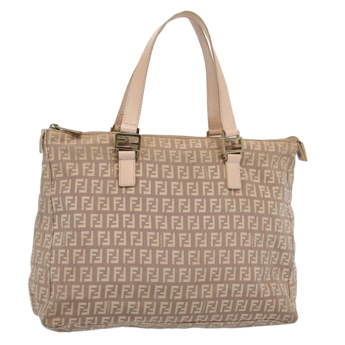 Luxury FendiZucchino Canvas Hand Bag Pinkac2517