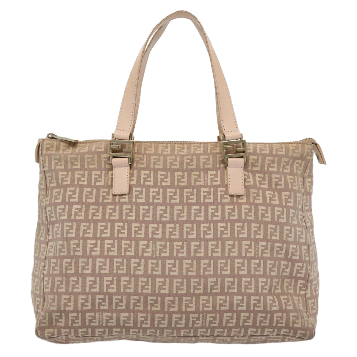 Luxury FendiZucchino Canvas Hand Bag Pinkac2517