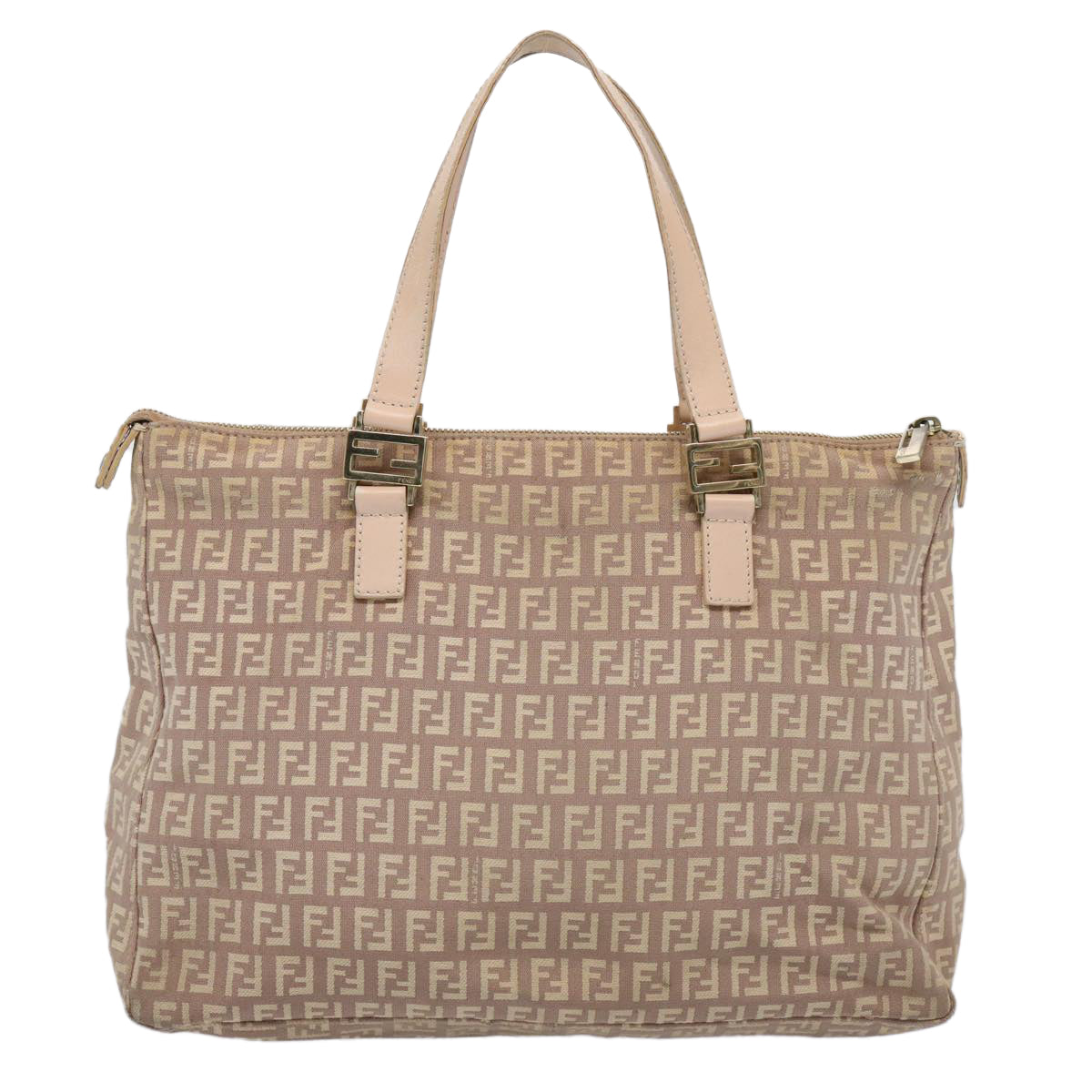 Luxury FendiZucchino Canvas Hand Bag Pinkac2517