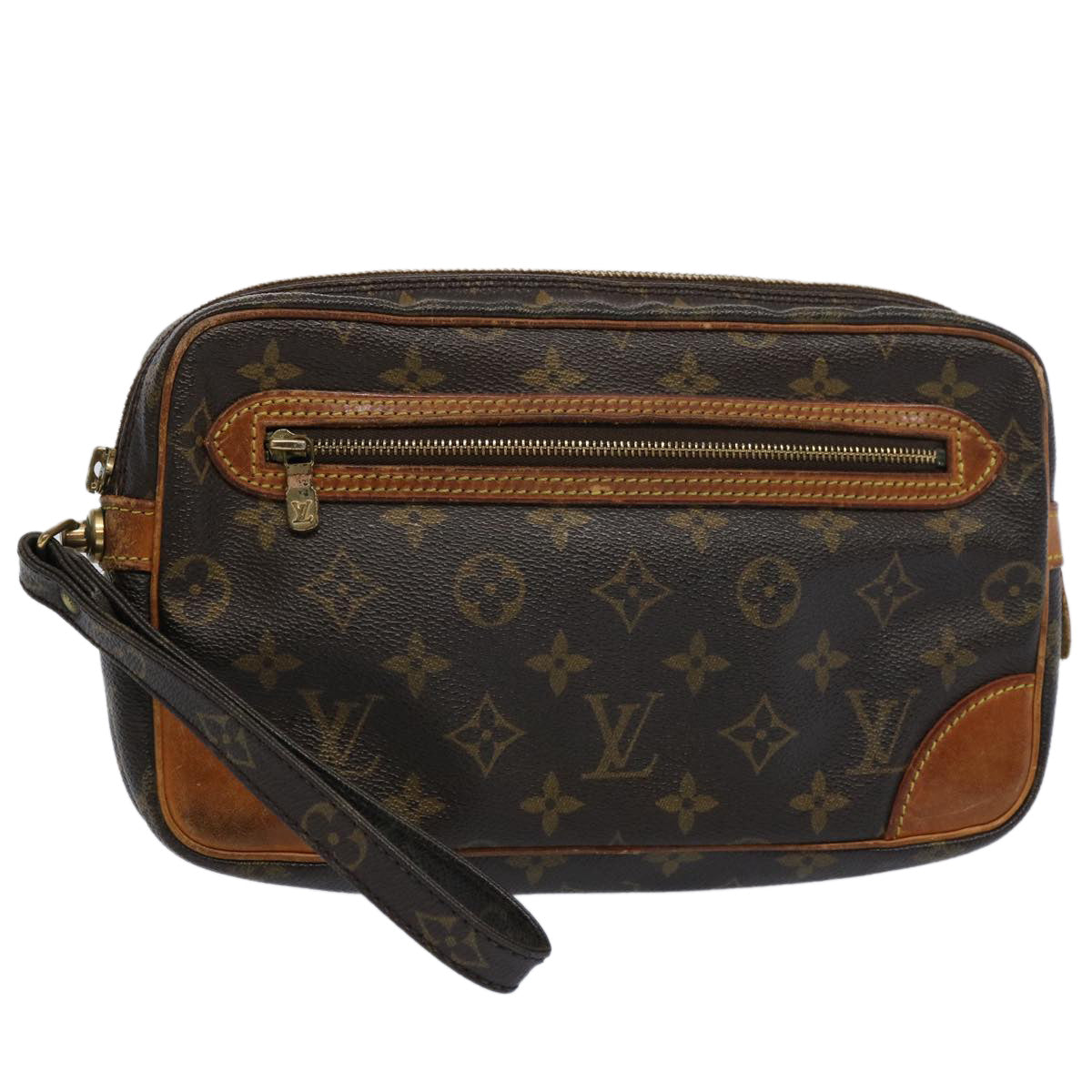 LOUIS VUITTON Monogram Marly Dragonne GM Clutch Bag M51825 LV ac2543