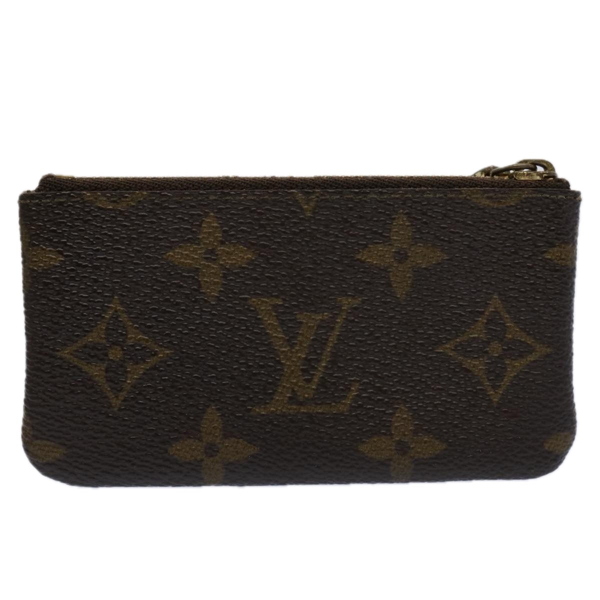 LOUIS VUITTON Monogram Pochette Cles Coin Purse M62650 LV ac2552