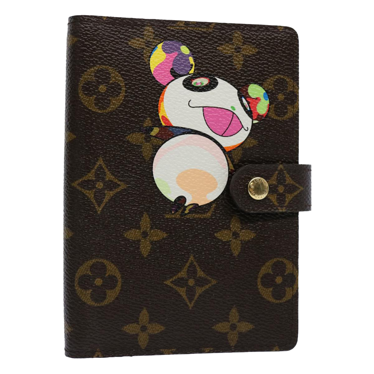 LOUIS VUITTON Monogram Panda Agenda PM Day Planner Cover R20011 LV ac2579A