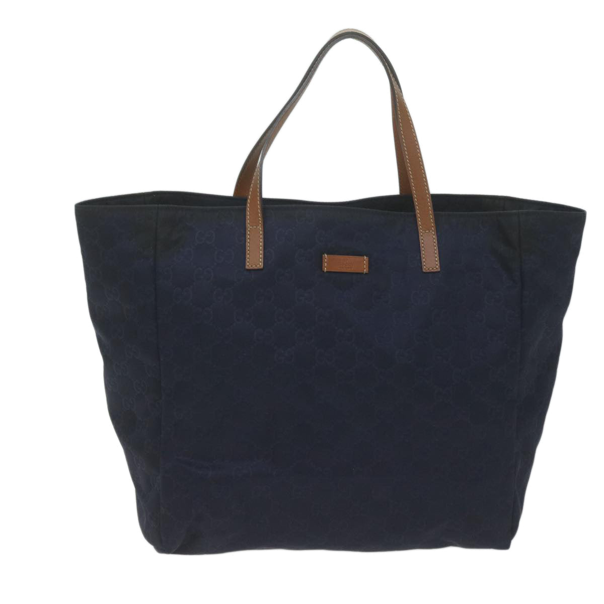 GUCCI GG Canvas Tote Bag Navy 282439  ac2645
