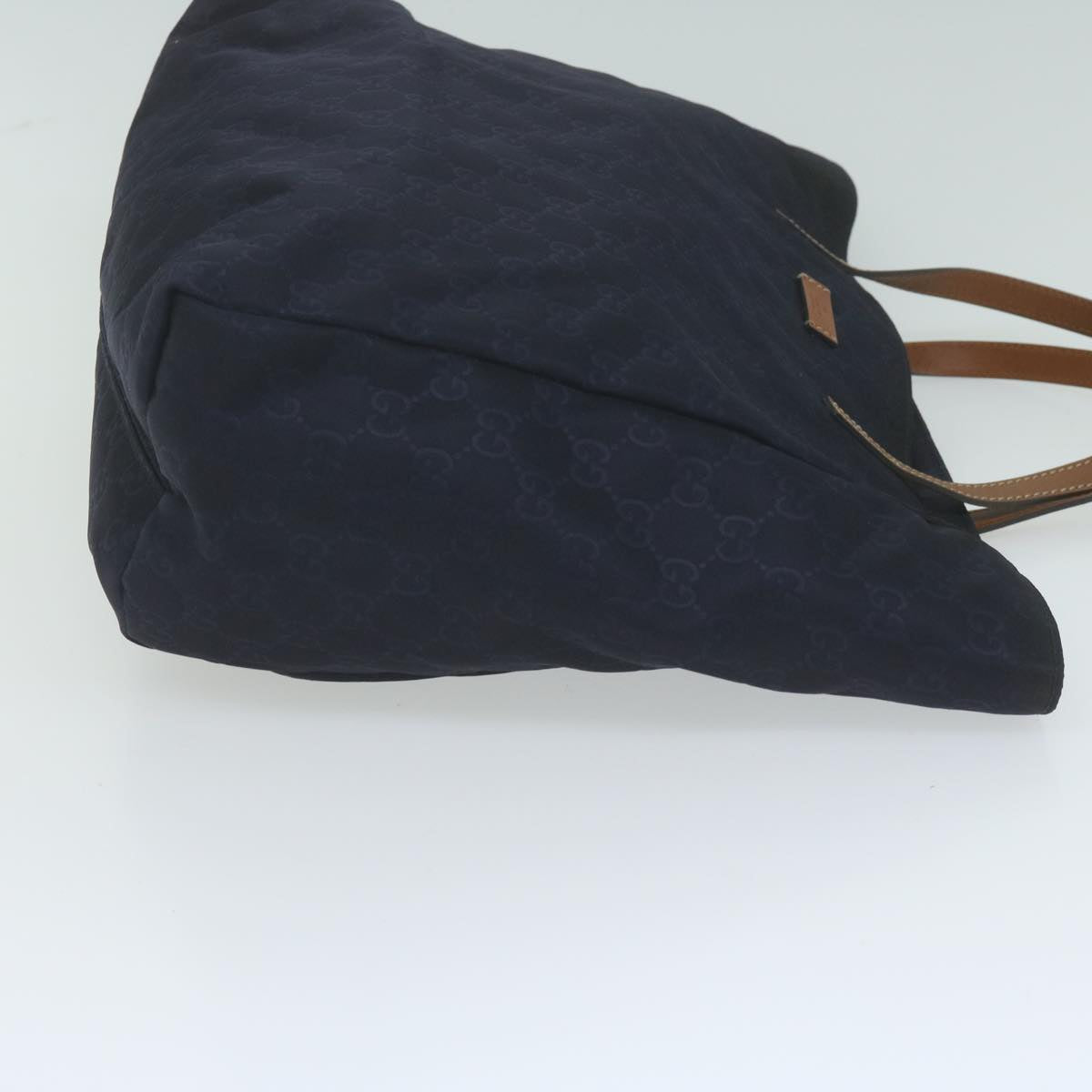 GUCCI GG Canvas Tote Bag Navy 282439  ac2645