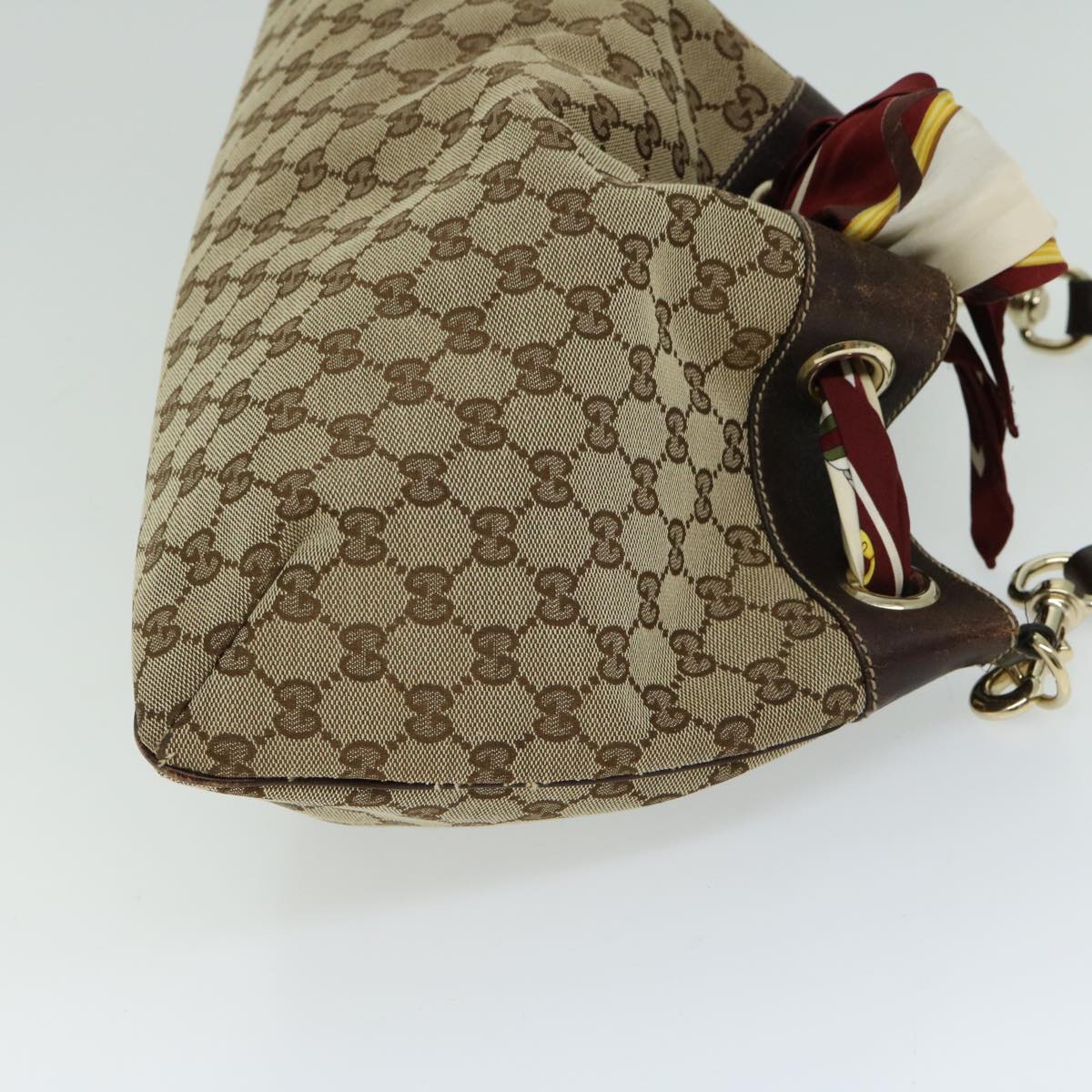 GUCCI GG Canvas Shoulder Bag Beige  ac2691