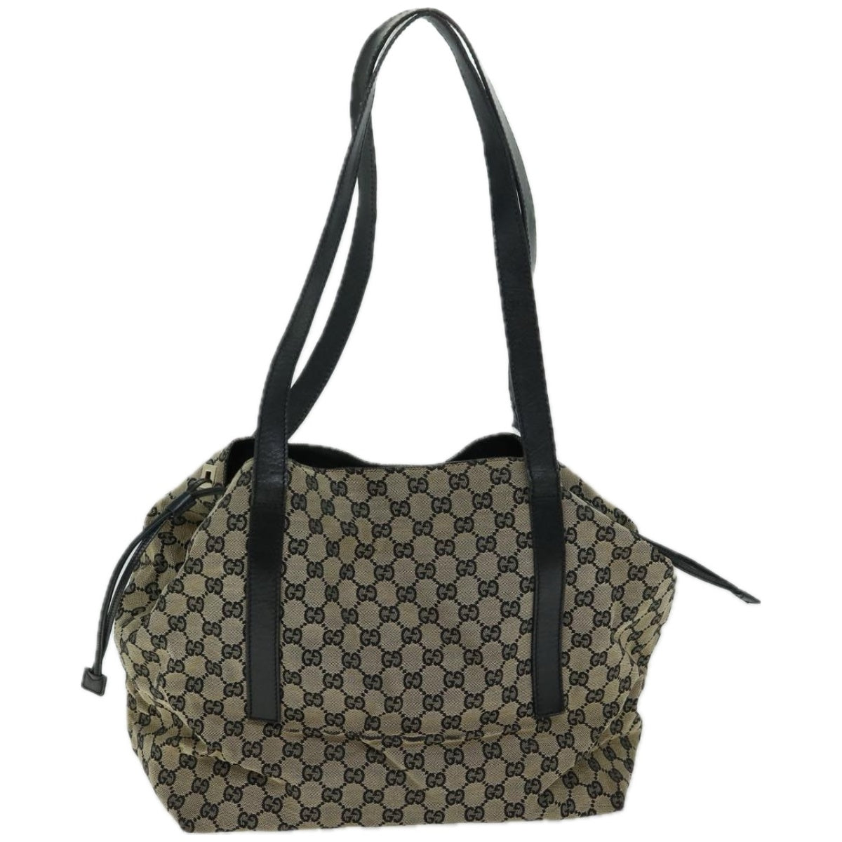 GUCCI GG Canvas Shoulder Bag Beige  ac2714