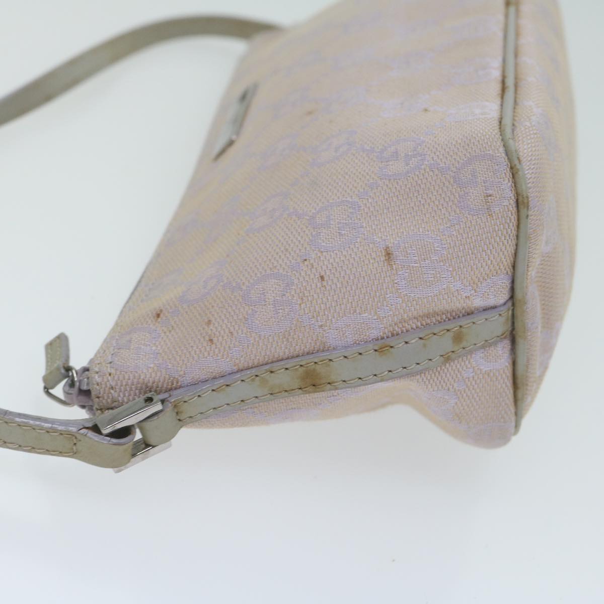 GUCCI GG Canvas Accessory Pouch Purple 07193  ac2717
