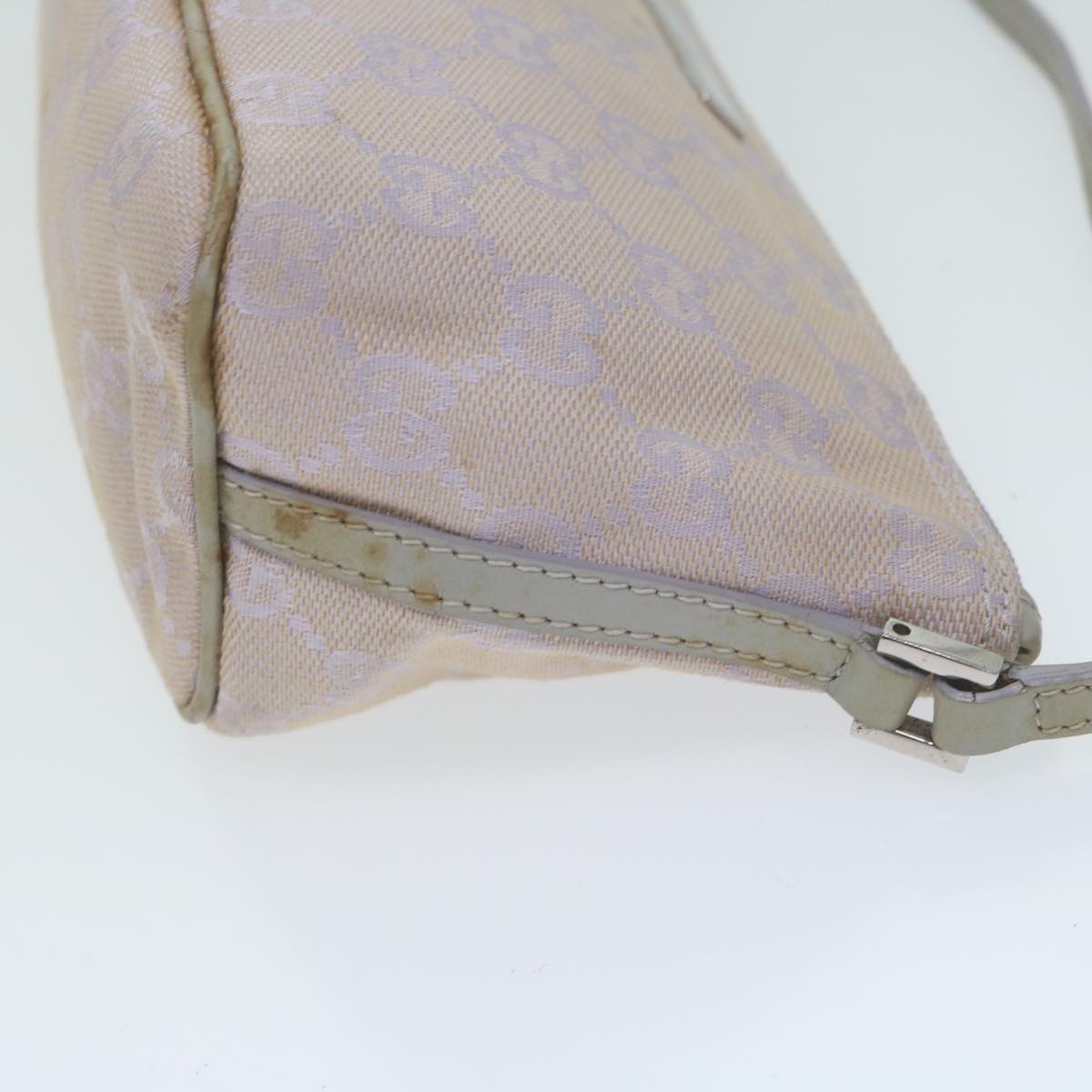 GUCCI GG Canvas Accessory Pouch Purple 07193  ac2717