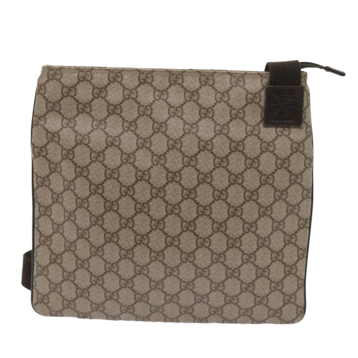 GUCCI GG Canvas Shoulder Bag PVC Beige 141626  ac2721