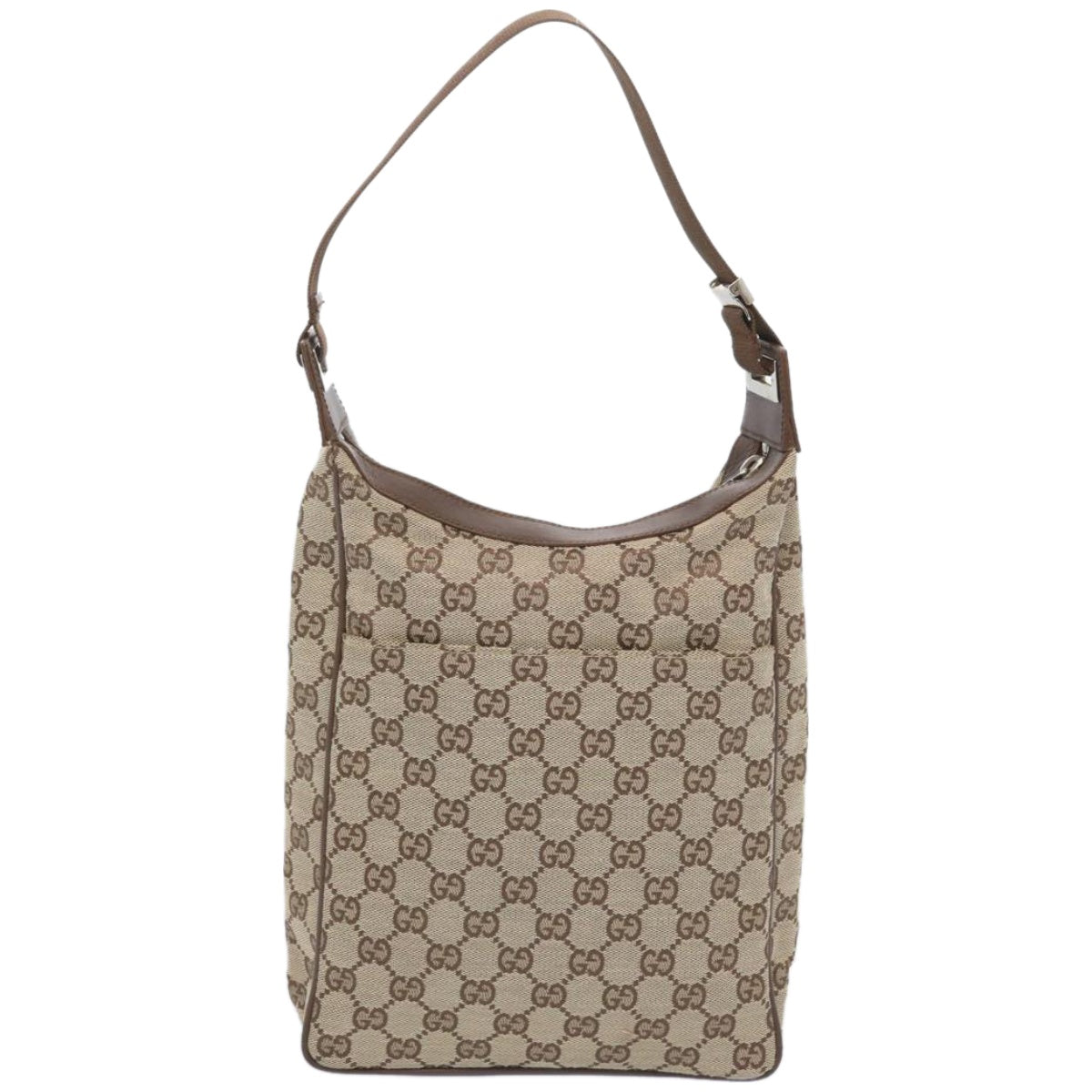 GUCCI GG Canvas Shoulder Bag Beige 019 0537 2123  ac2769