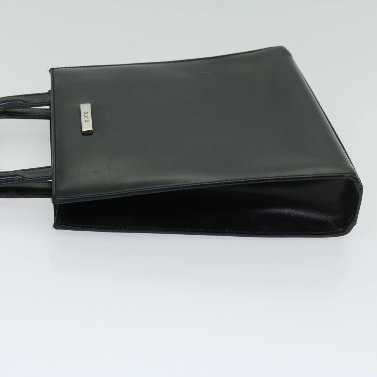 GUCCI Hand Bag Leather Black 001 2058  ac2772
