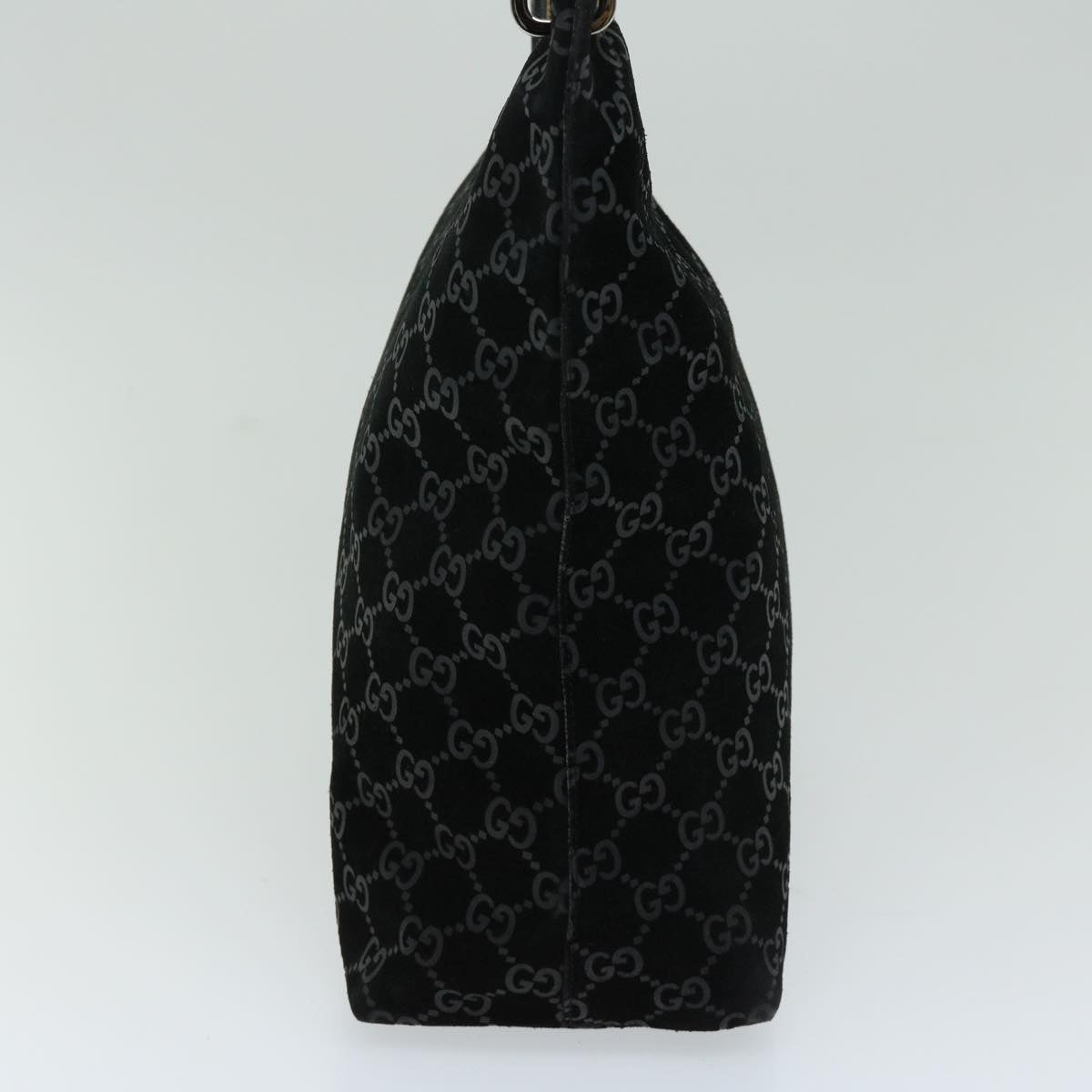 GUCCI Bamboo GG Canvas Hand Bag Black 001 3006  ac2776