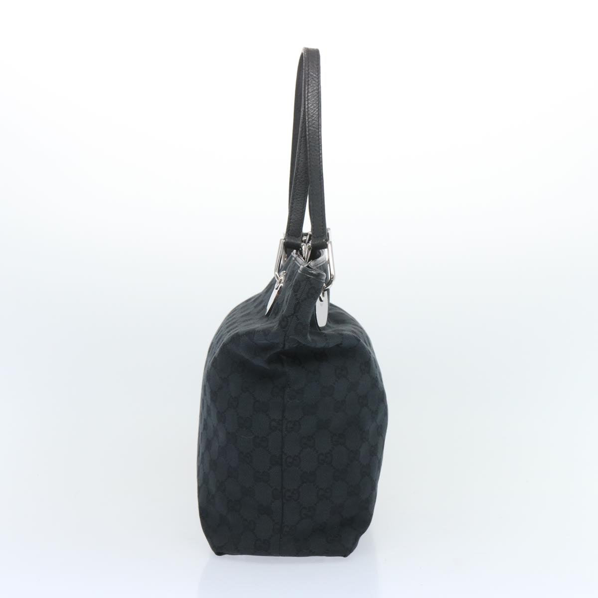 GUCCI GG Canvas Tote Bag Black 120836  ac2778