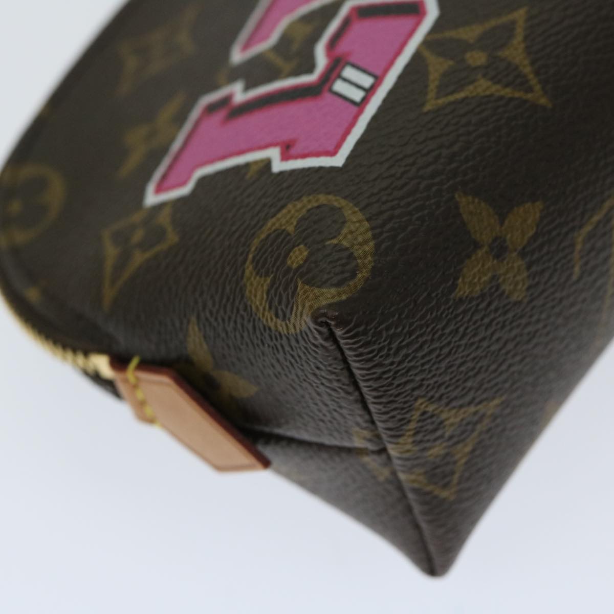 LOUIS VUITTON Monogram LV Story Pochette Cosmetic PM Pouch M43998 ac2841A