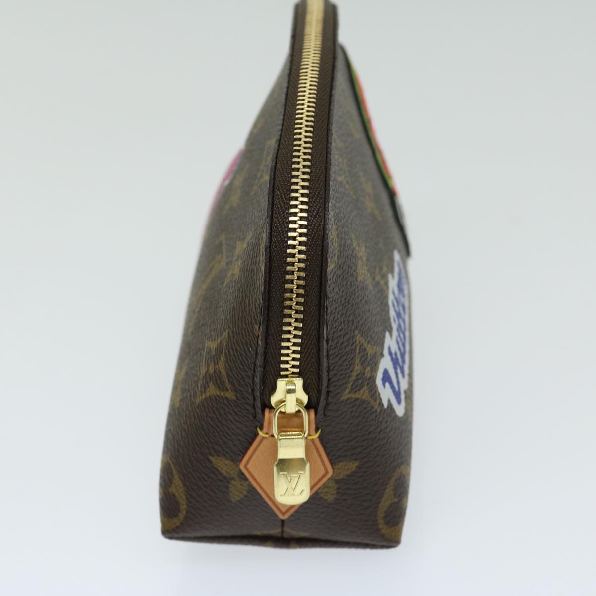LOUIS VUITTON Monogram LV Story Pochette Cosmetic PM Pouch M43998 ac2841A