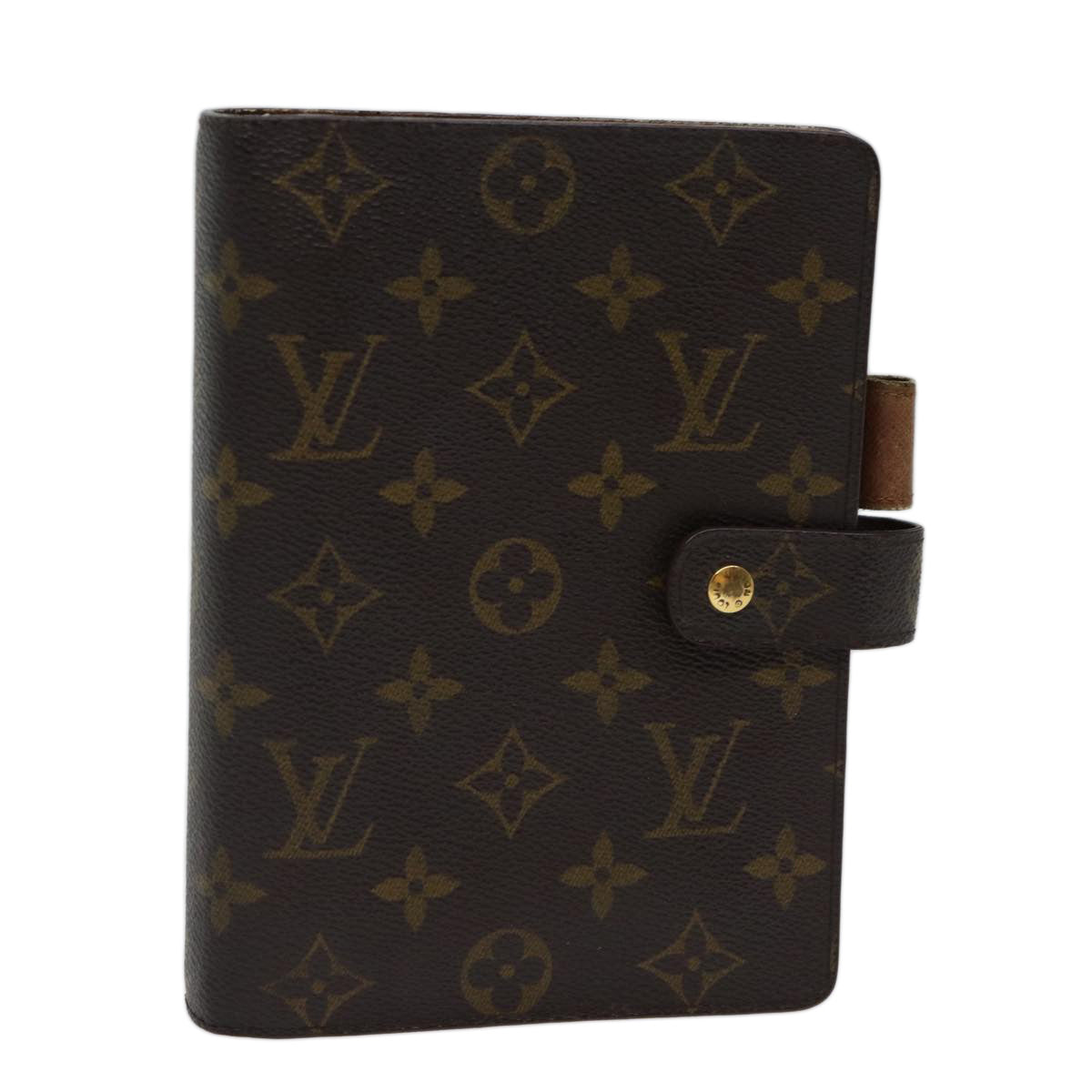LOUIS VUITTON Monogram Agenda MM Day Planner Cover R20105 LV ac2854