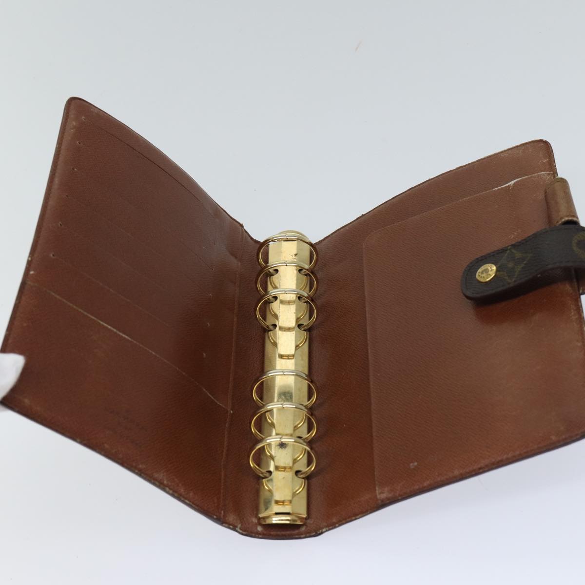 LOUIS VUITTON Monogram Agenda MM Day Planner Cover R20105 LV ac2854
