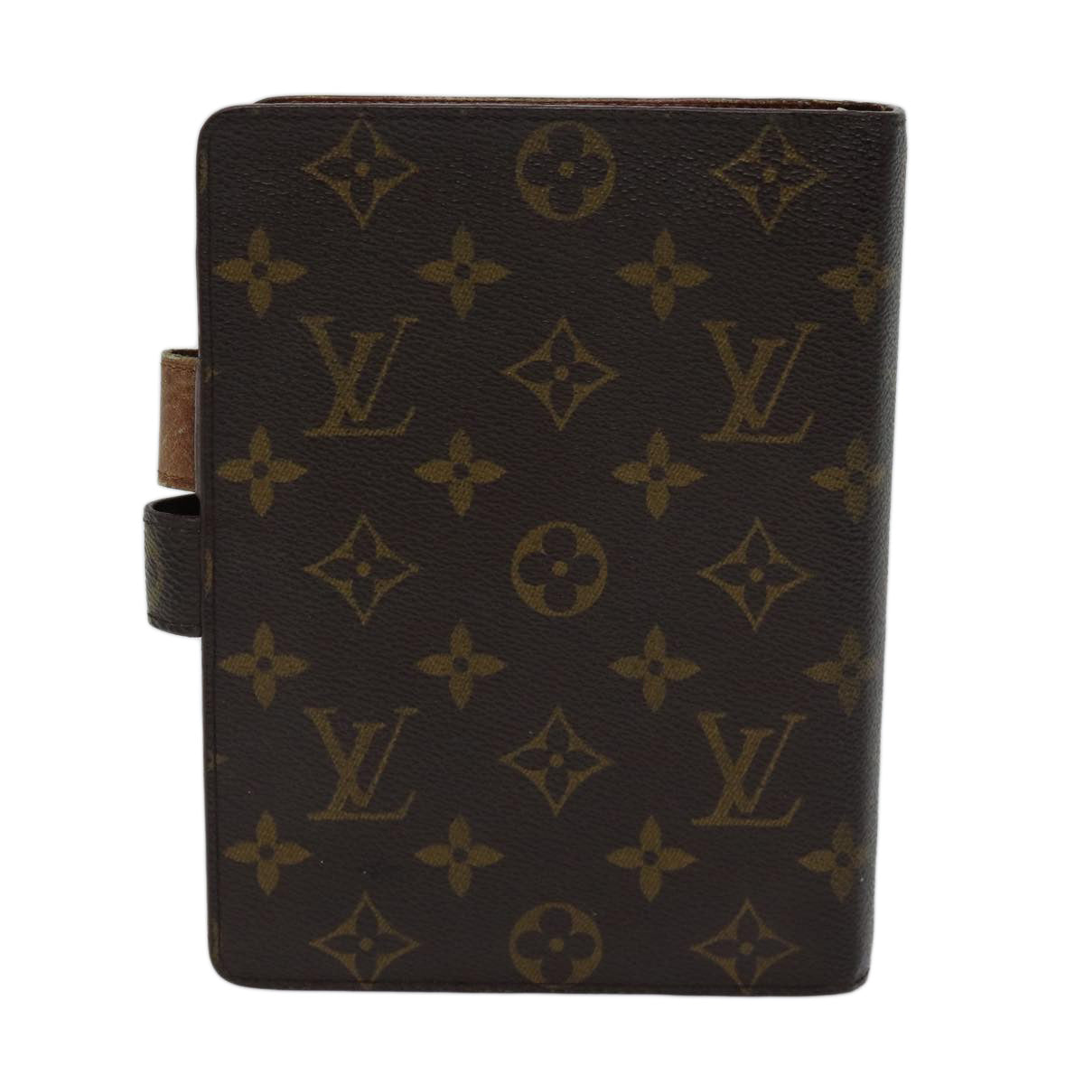 LOUIS VUITTON Monogram Agenda MM Day Planner Cover R20105 LV ac2854