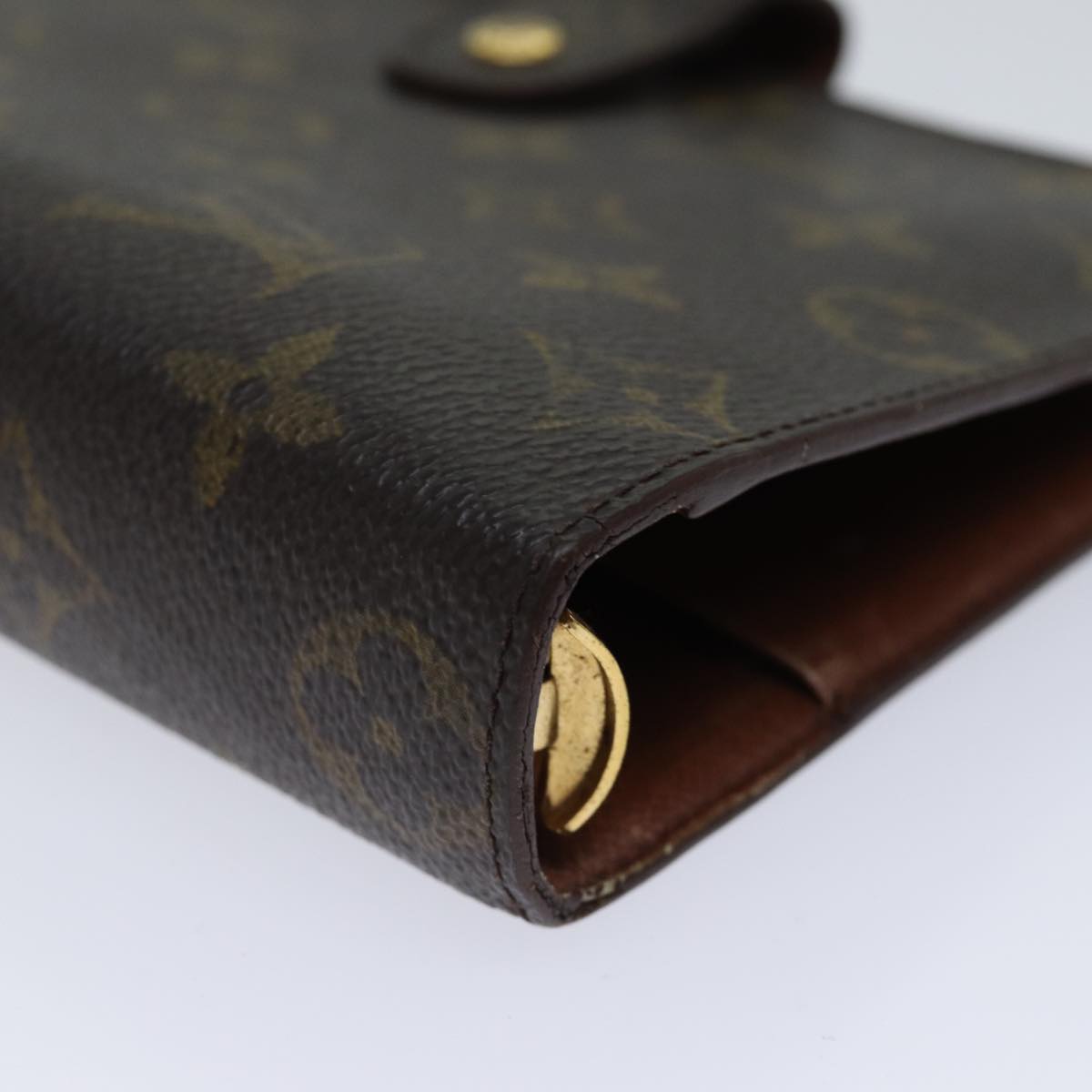 LOUIS VUITTON Monogram Agenda MM Day Planner Cover R20105 LV ac2854
