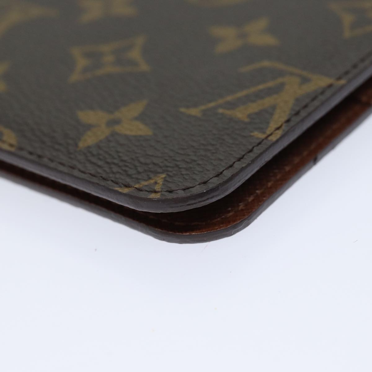 LOUIS VUITTON Monogram Agenda Bureau Day Planner Cover R20100 LV ac2875