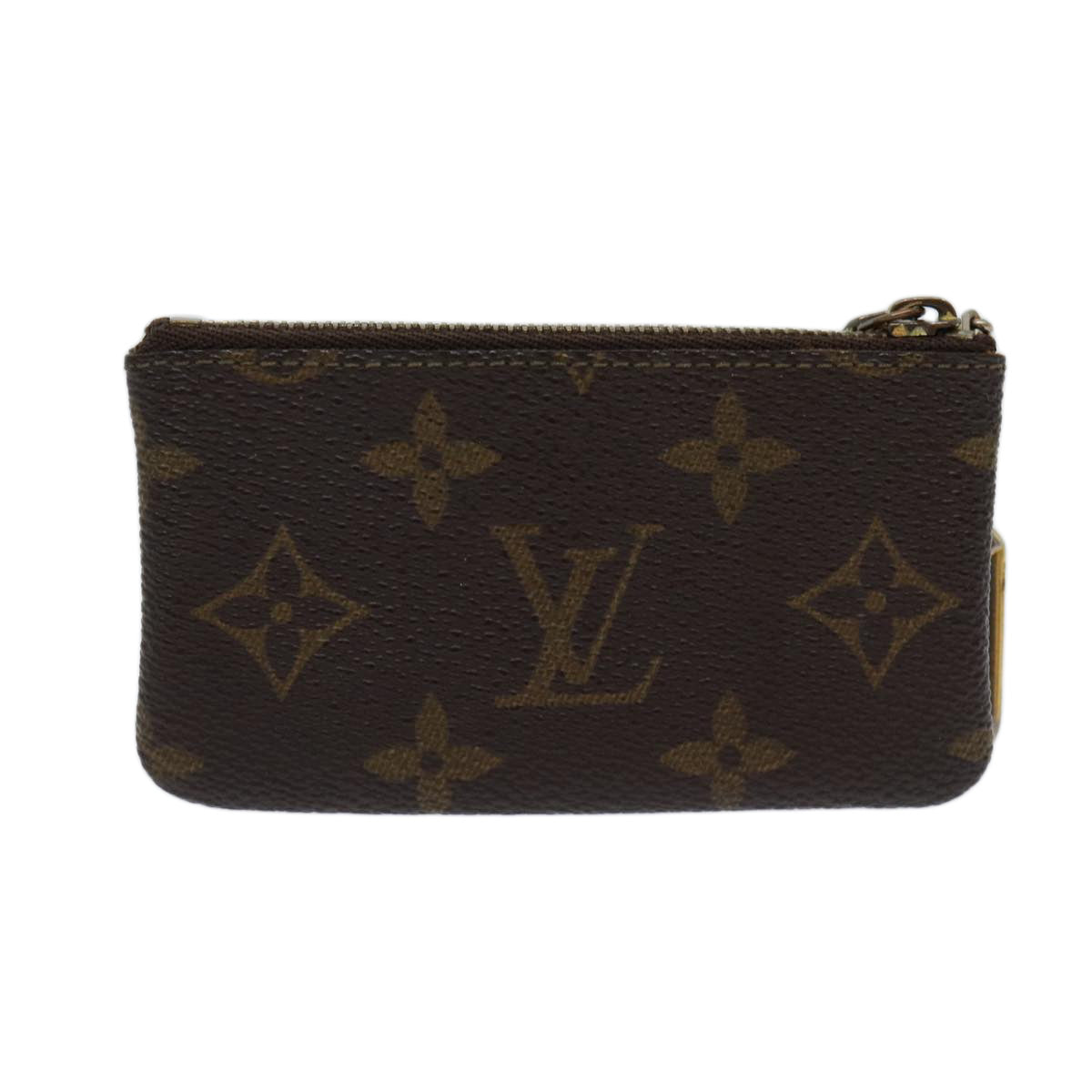 LOUIS VUITTON Monogram Pochette Cles Coin Purse M62650 LV ac2877