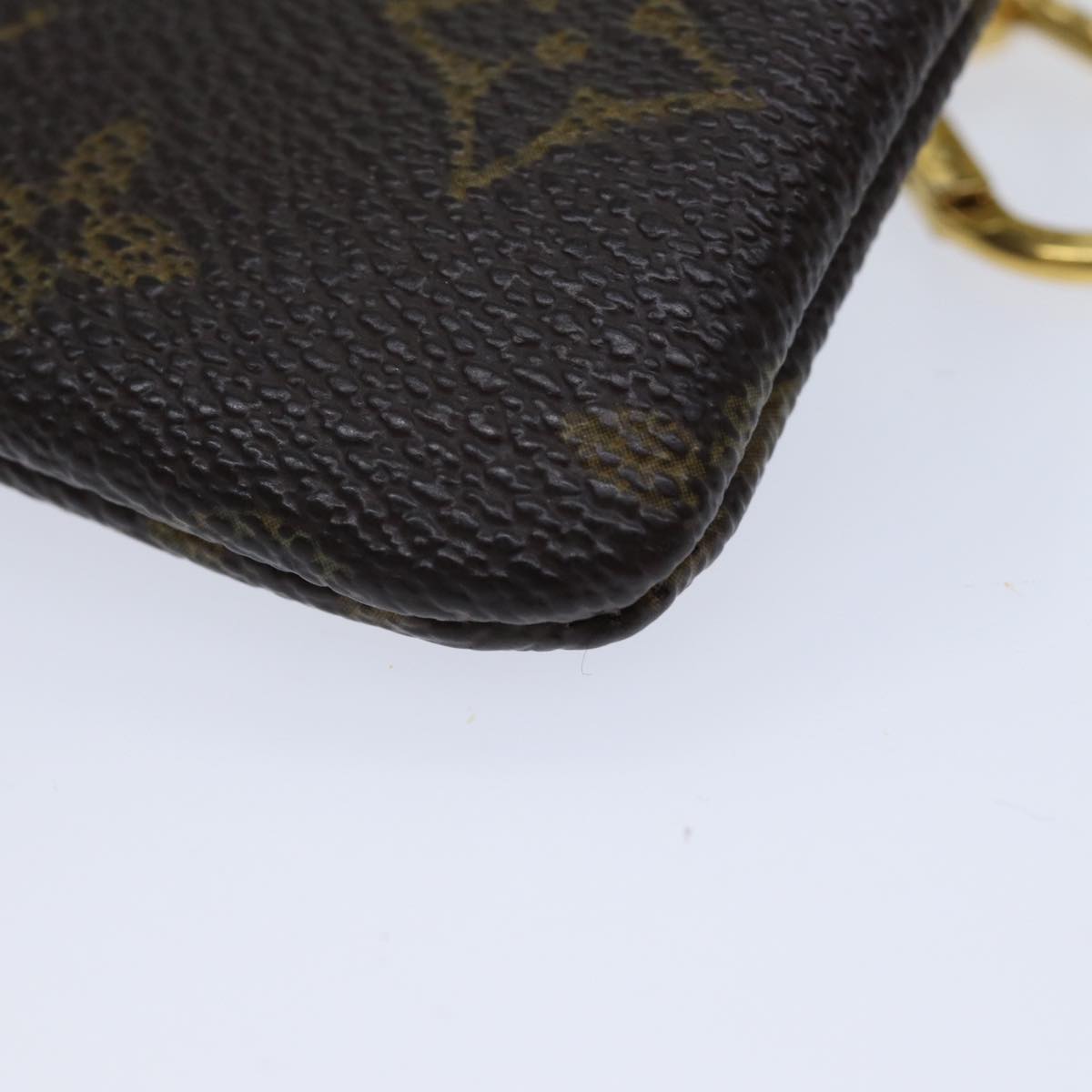 LOUIS VUITTON Monogram Pochette Cles Coin Purse M62650 LV ac2878