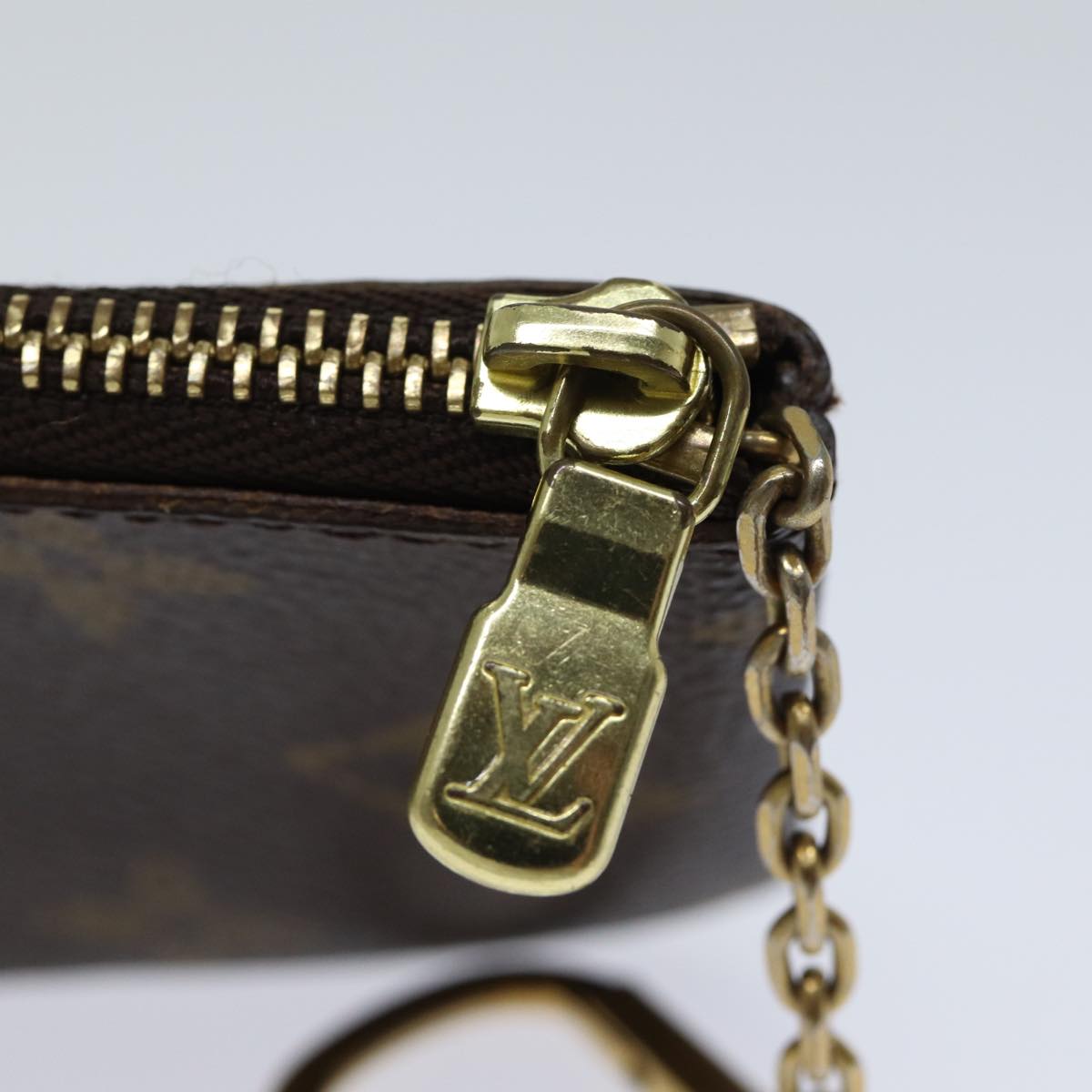 LOUIS VUITTON Monogram Pochette Cles Coin Purse M62650 LV ac2878