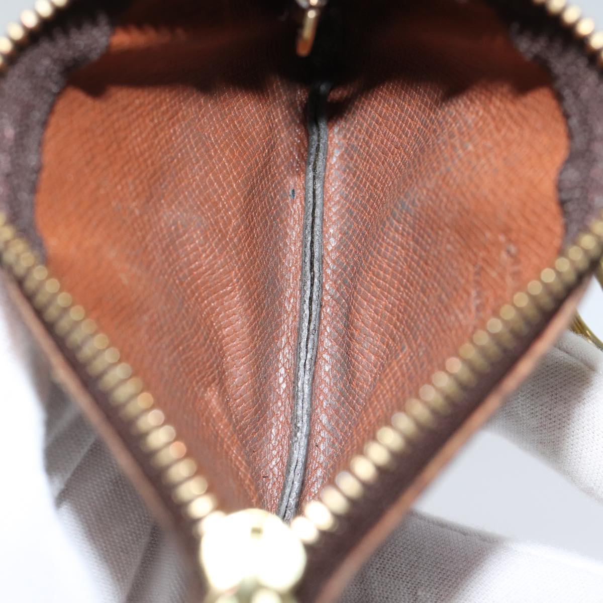 LOUIS VUITTON Monogram Pochette Cles Coin Purse M62650 LV ac2878