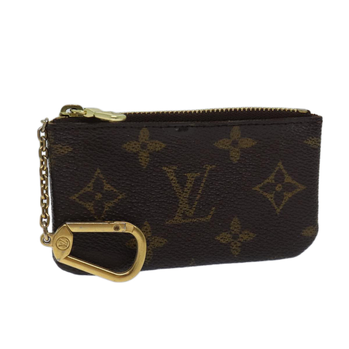 LOUIS VUITTON Monogram Pochette Cles Coin Purse M62650 LV ac2878