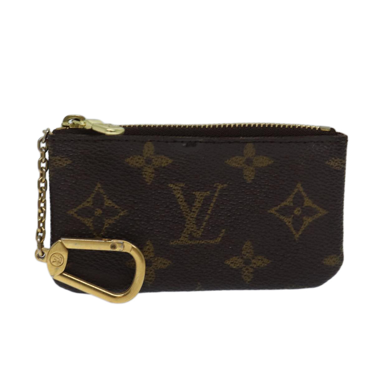 LOUIS VUITTON Monogram Pochette Cles Coin Purse M62650 LV ac2878