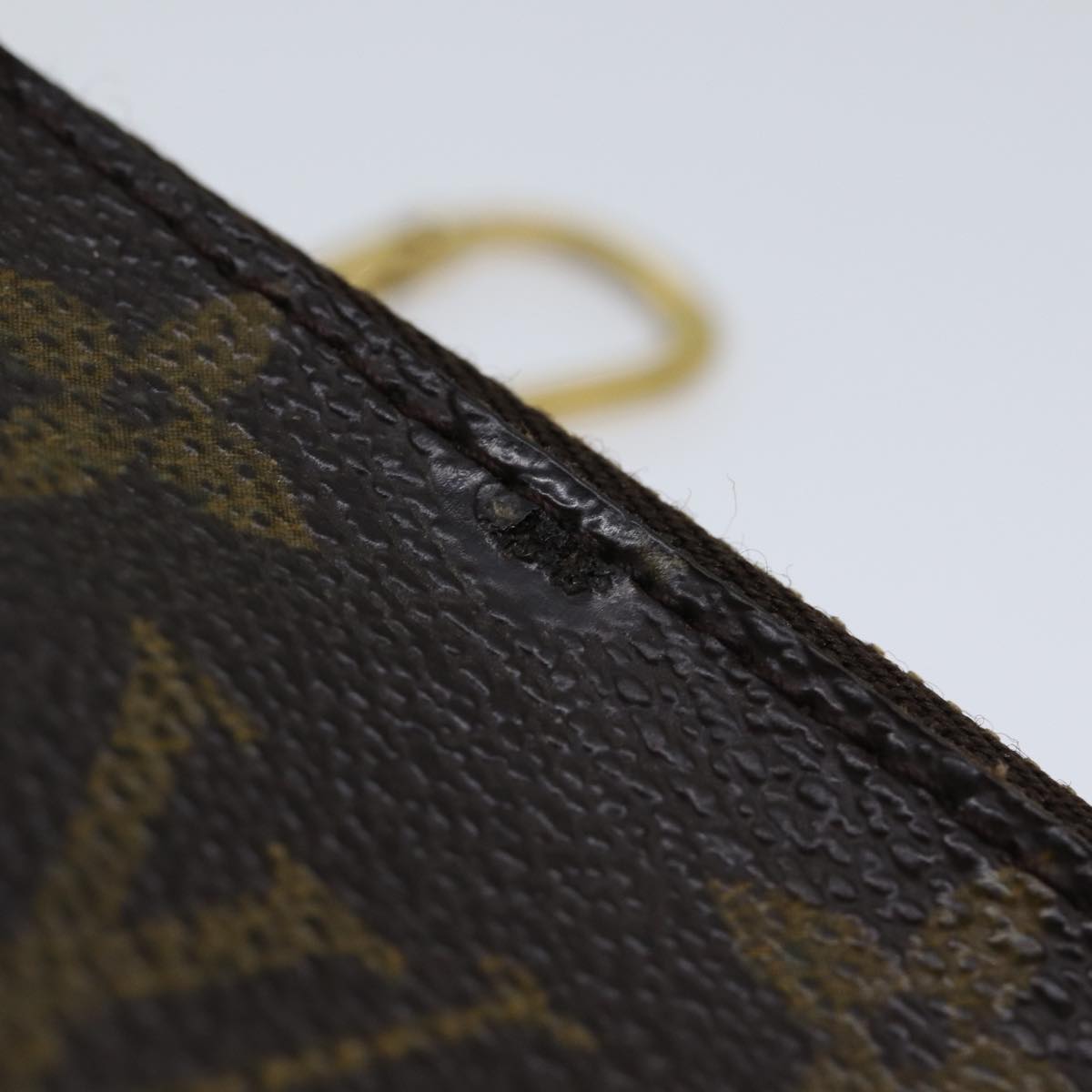 LOUIS VUITTON Monogram Pochette Cles Coin Purse M62650 LV ac2878