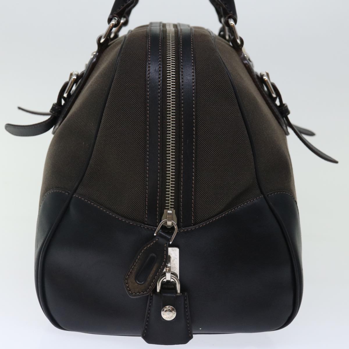Luxury PradaHand Bag Canvas Brown ac2884