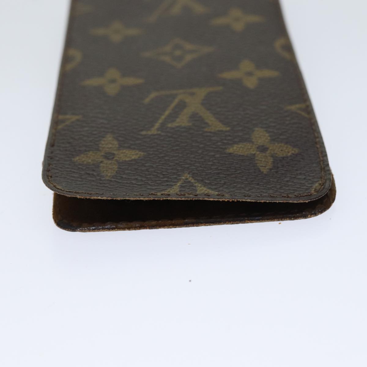 LOUIS VUITTON Monogram Etui Lunette Simple Glasses Case Old model LV ac2888