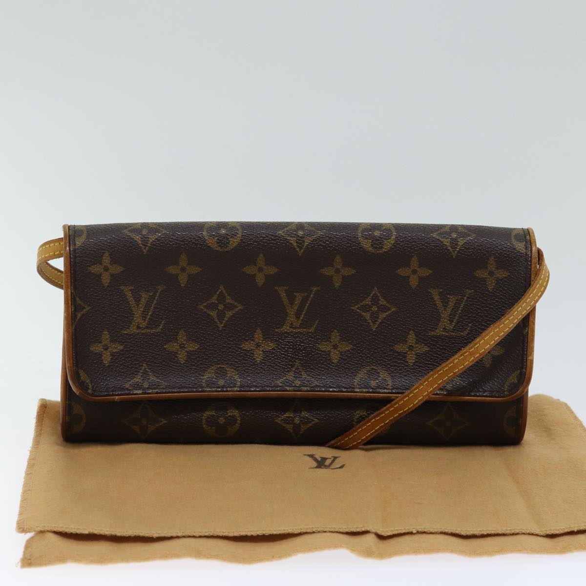 LOUIS VUITTON Monogram Pochette Twin GM Shoulder Bag M51852 LV ac2889