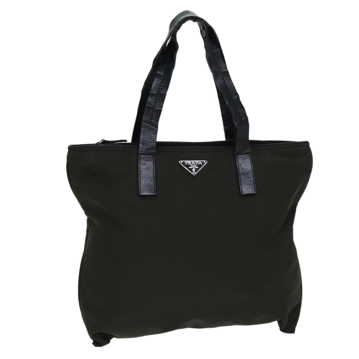 Luxury PradaTote Bag Nylon Khaki ac2957