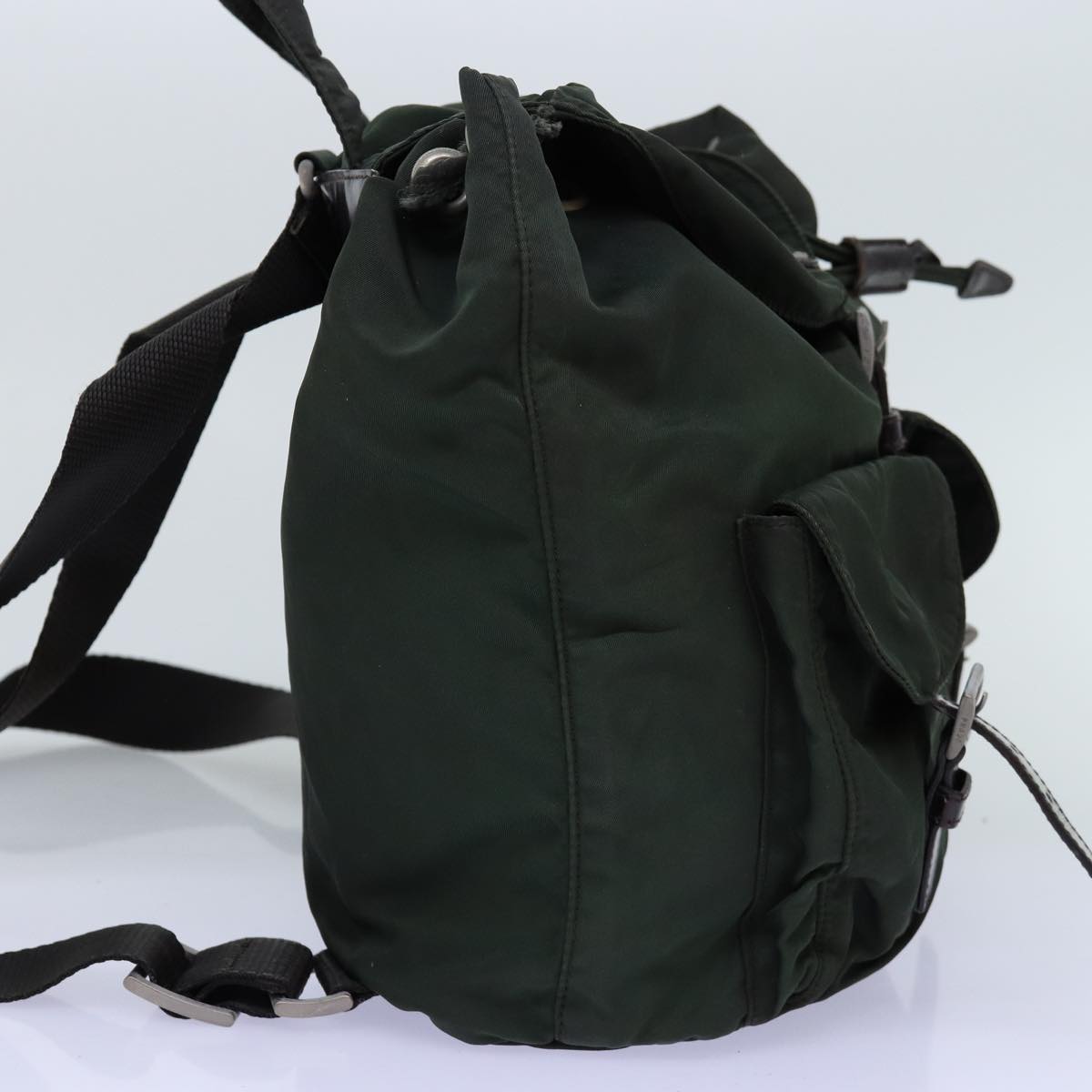Luxury PradaBackpack Nylon Khaki ac2971