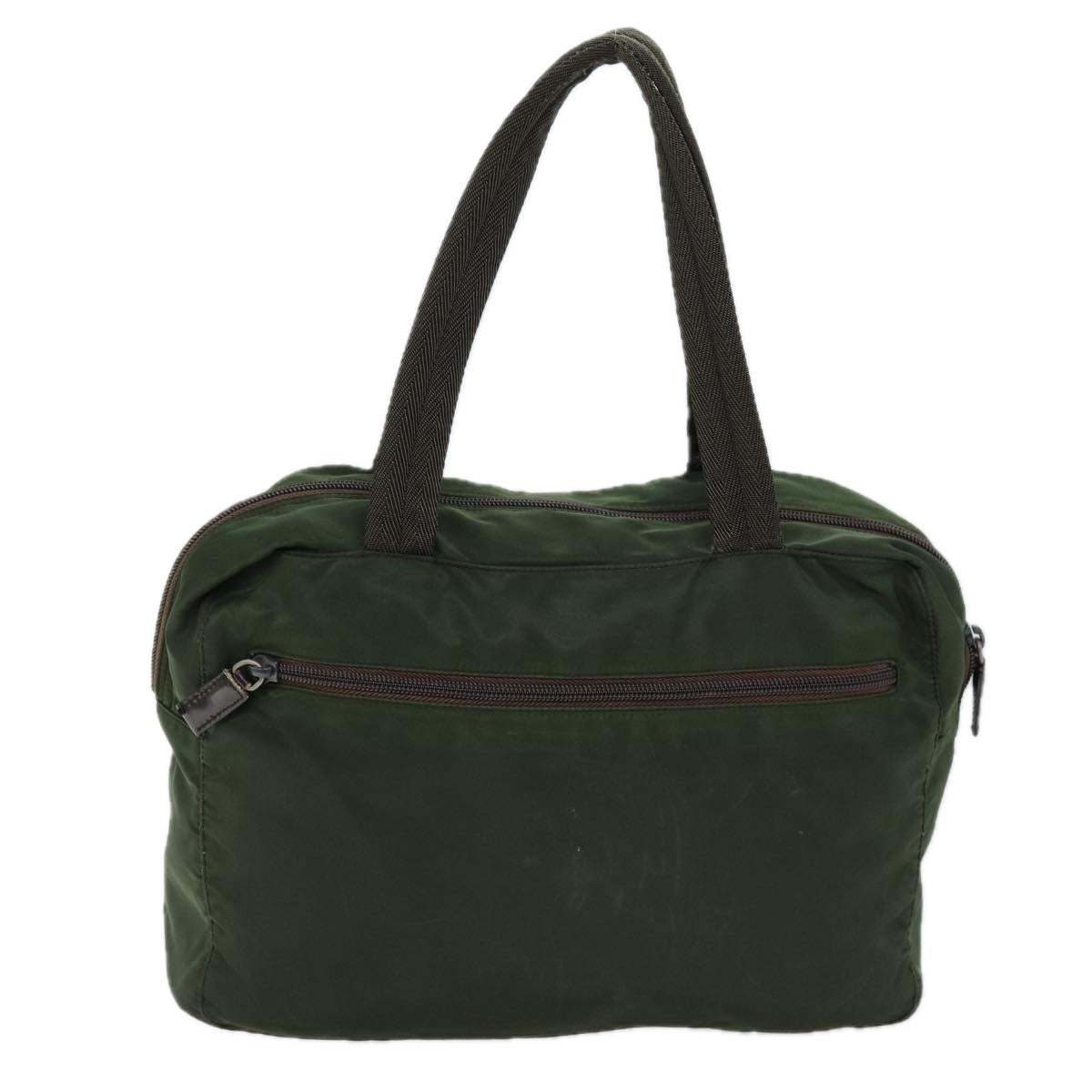 Luxury PradaHand Bag Nylon Khaki ac2986