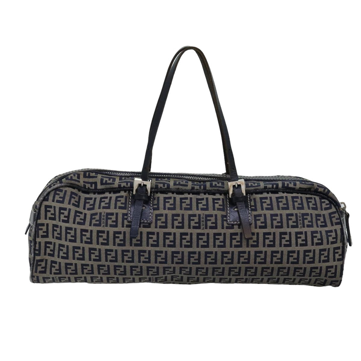 Luxury Fendi Zucchino Canvas Hand Bag Navyac3057