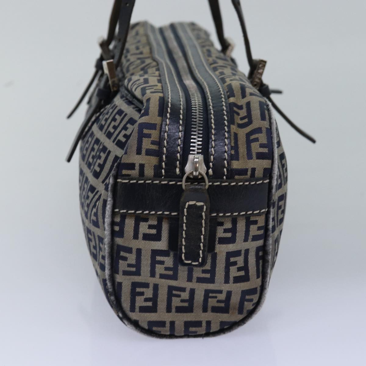 Luxury Fendi Zucchino Canvas Hand Bag Navyac3057