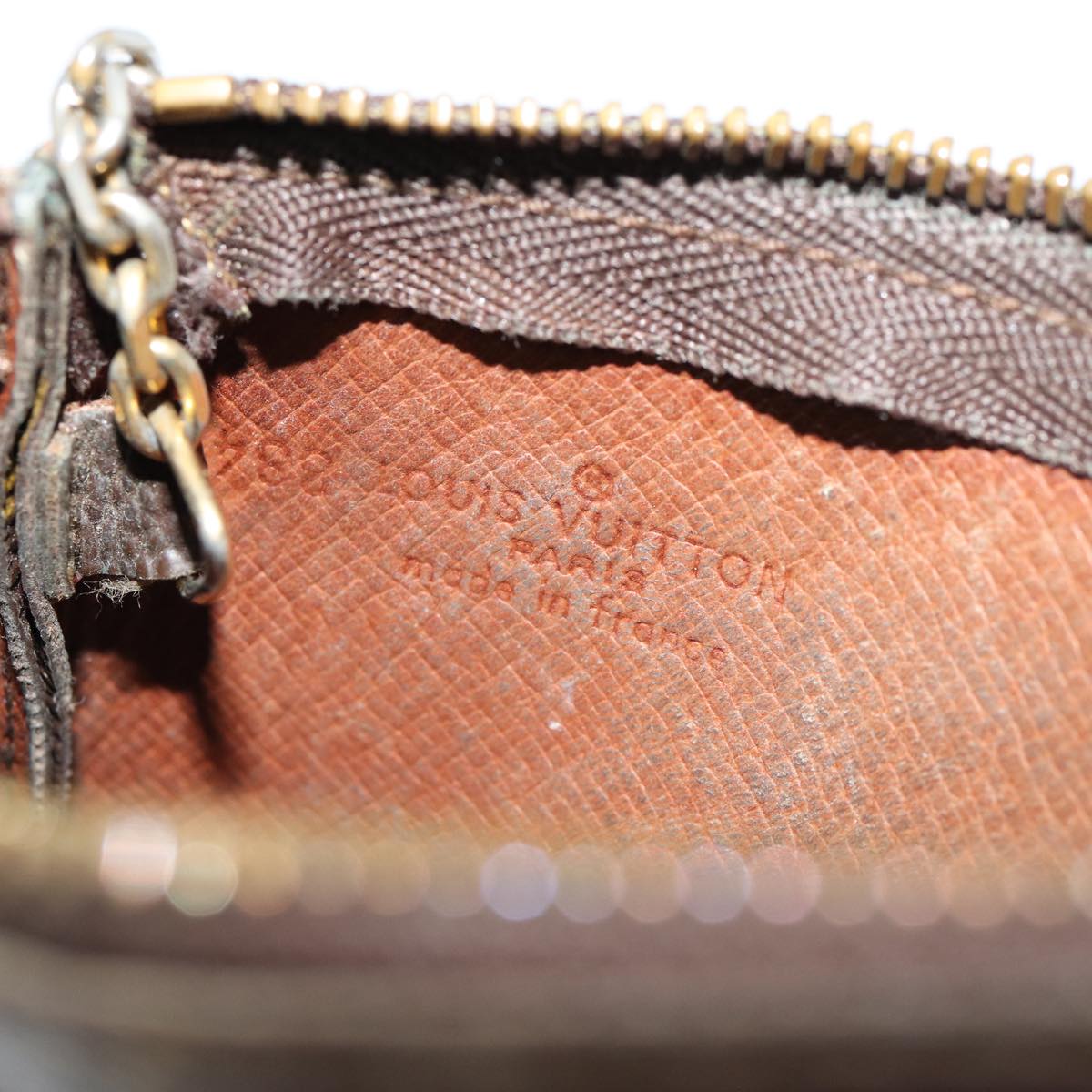 LOUIS VUITTON Monogram Pochette Cles Coin Purse M62650 LV ac3118