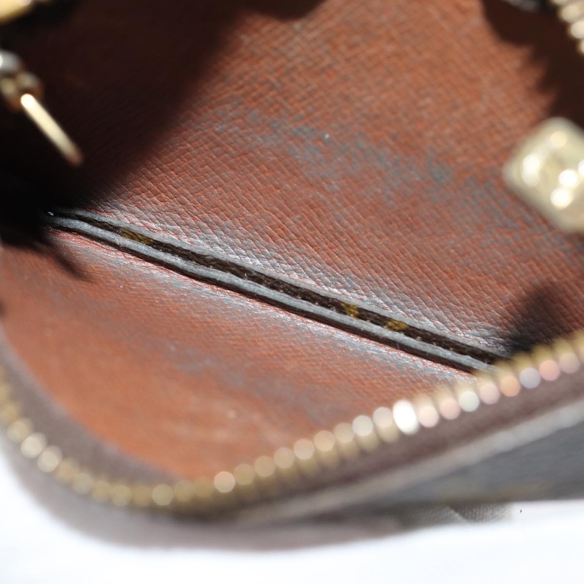 LOUIS VUITTON Monogram Pochette Cles Coin Purse M62650 LV ac3118