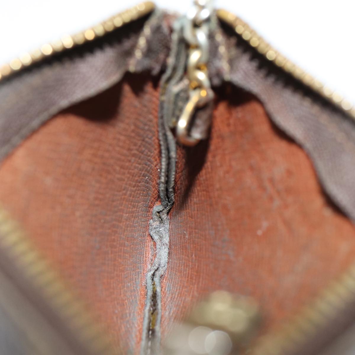 LOUIS VUITTON Monogram Pochette Cles Coin Purse M62650 LV ac3118