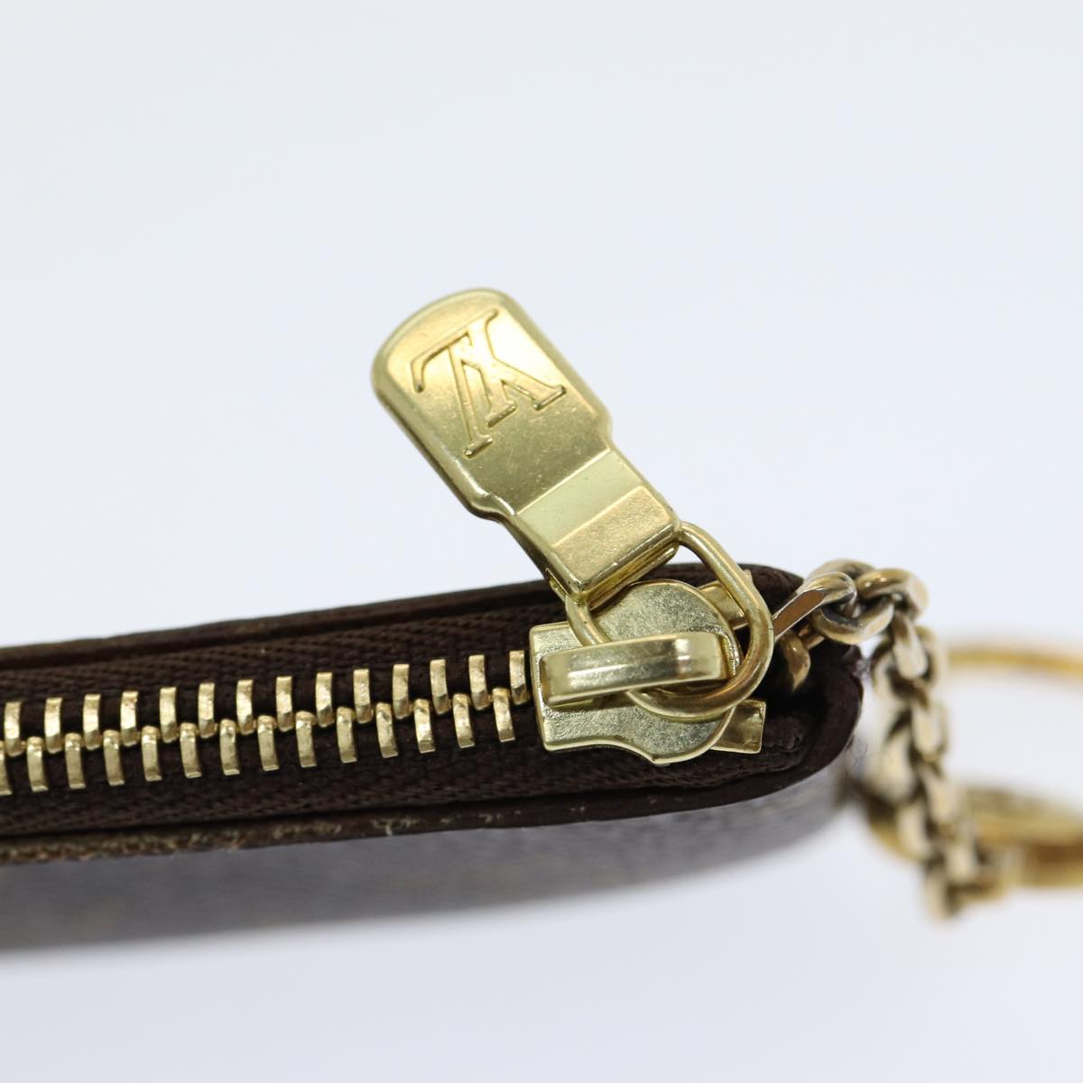 LOUIS VUITTON Monogram Pochette Cles Coin Purse M62650 LV ac3119