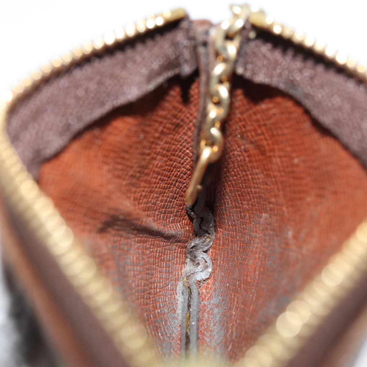 LOUIS VUITTON Monogram Pochette Cles Coin Purse M62650 LV ac3119