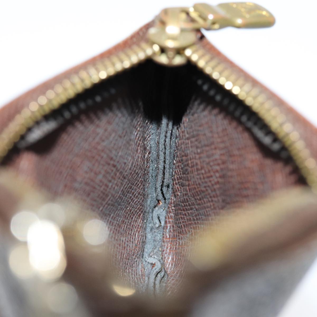 LOUIS VUITTON Monogram Pochette Cles Coin Purse M62650 LV ac3120