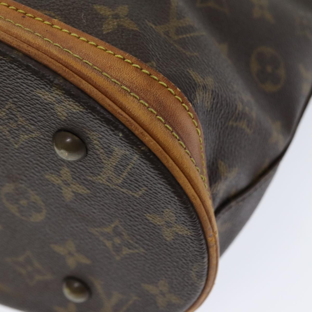 LOUIS VUITTON Monogram Bucket PM Shoulder Bag M42238 LV ac3132