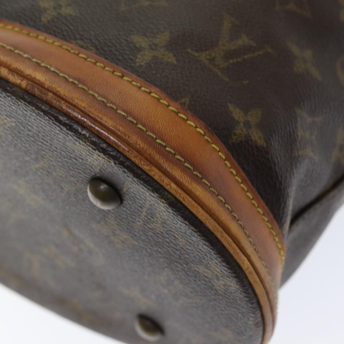 LOUIS VUITTON Monogram Bucket PM Shoulder Bag M42238 LV ac3132