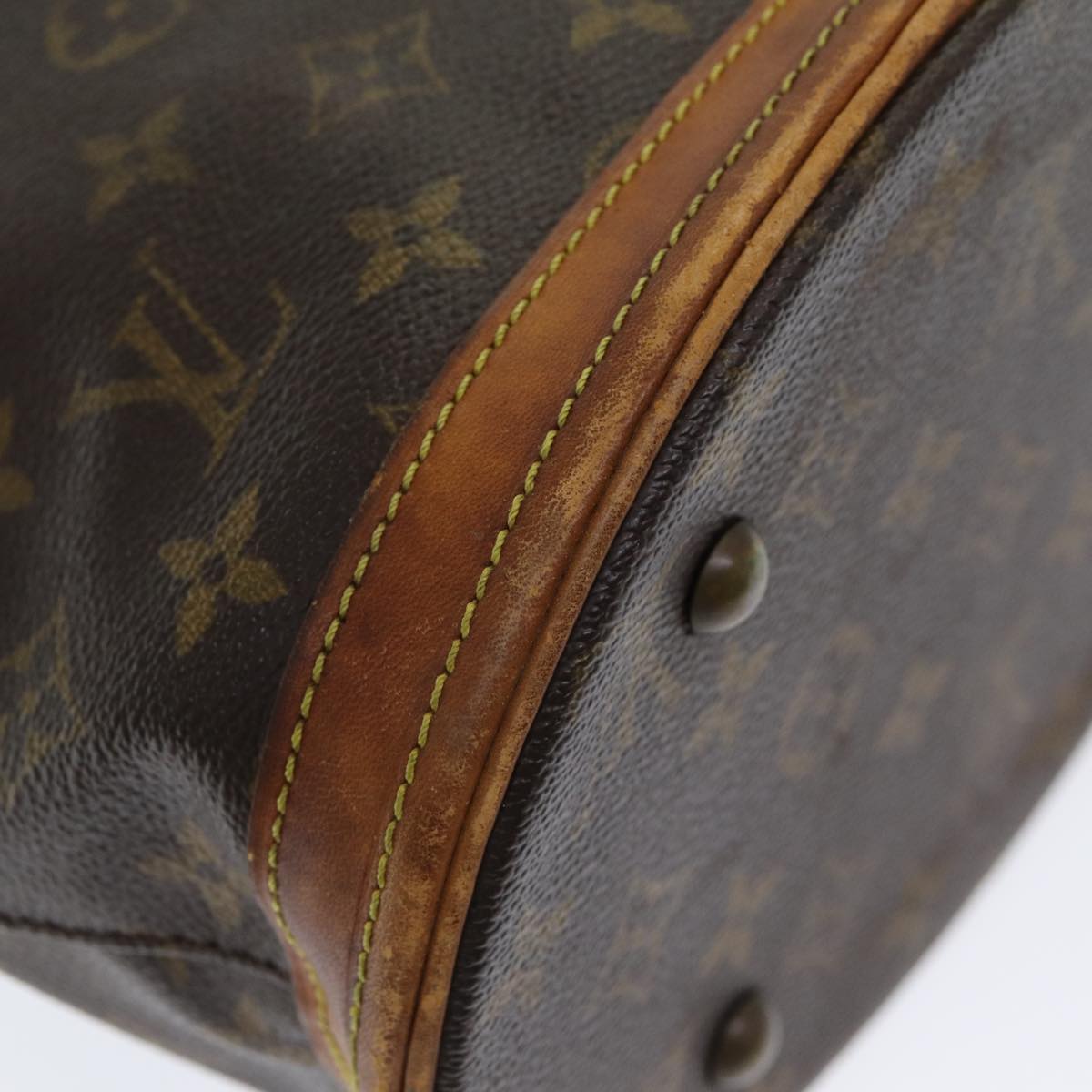 LOUIS VUITTON Monogram Bucket PM Shoulder Bag M42238 LV ac3132