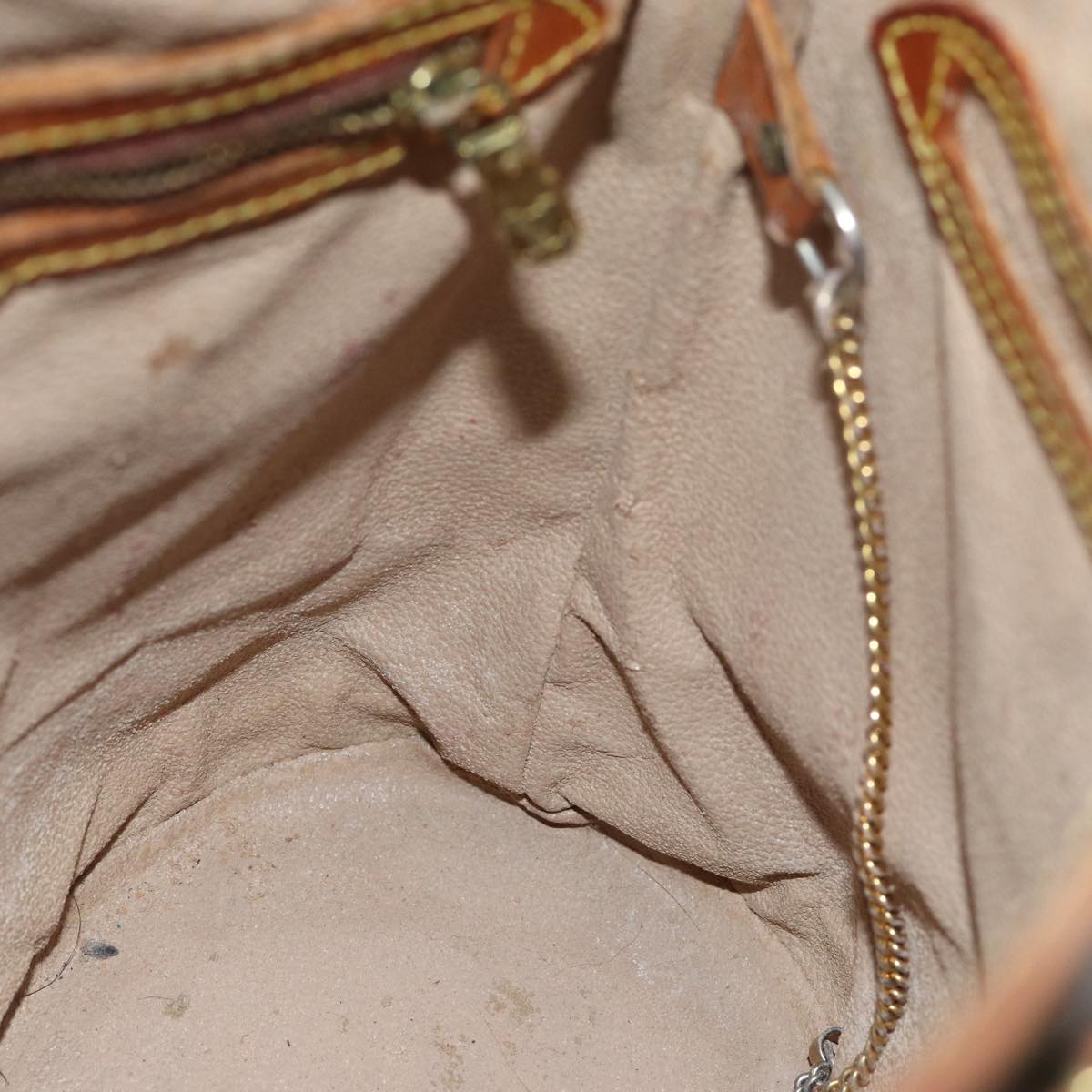 LOUIS VUITTON Monogram Bucket PM Shoulder Bag M42238 LV ac3132