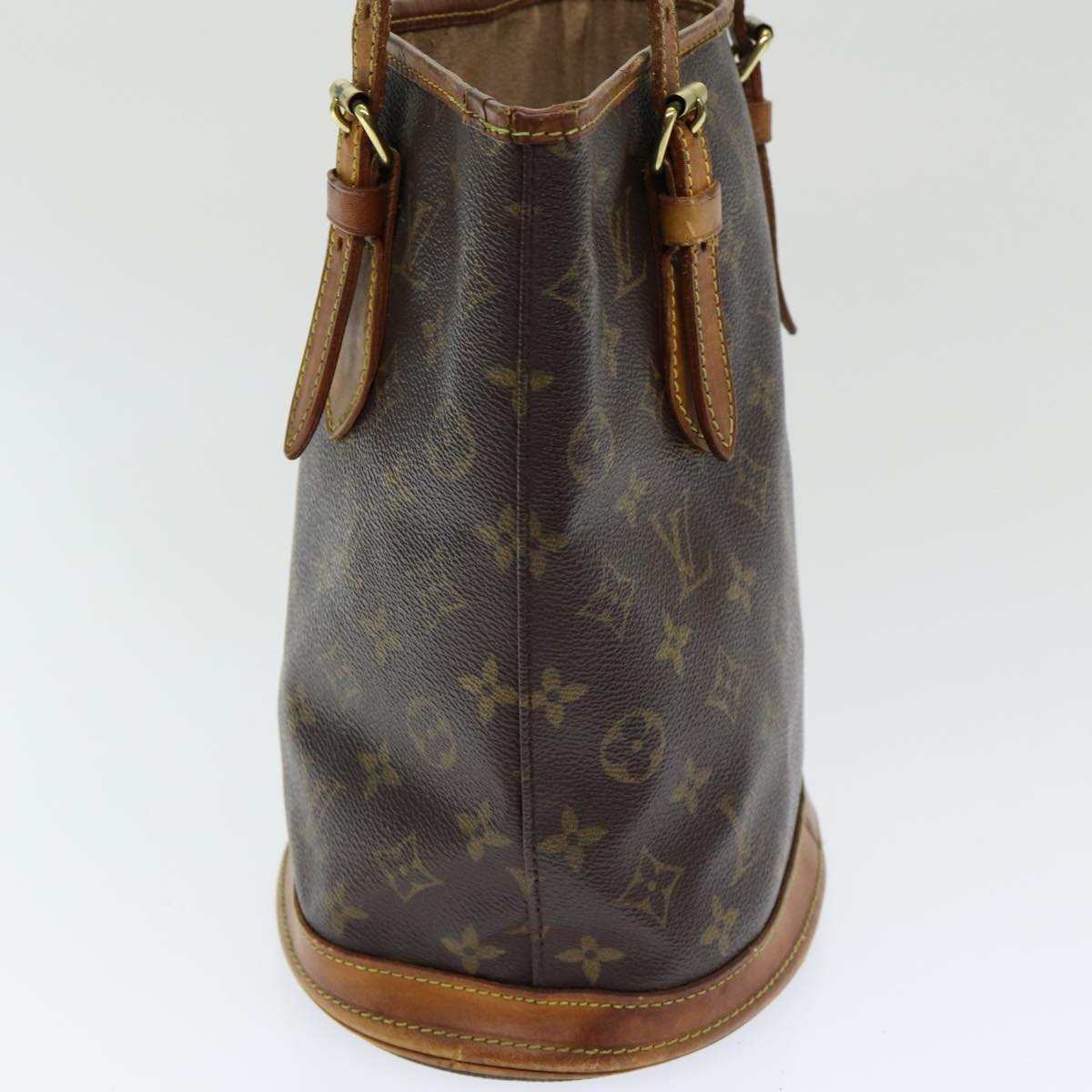 LOUIS VUITTON Monogram Bucket PM Shoulder Bag M42238 LV ac3132